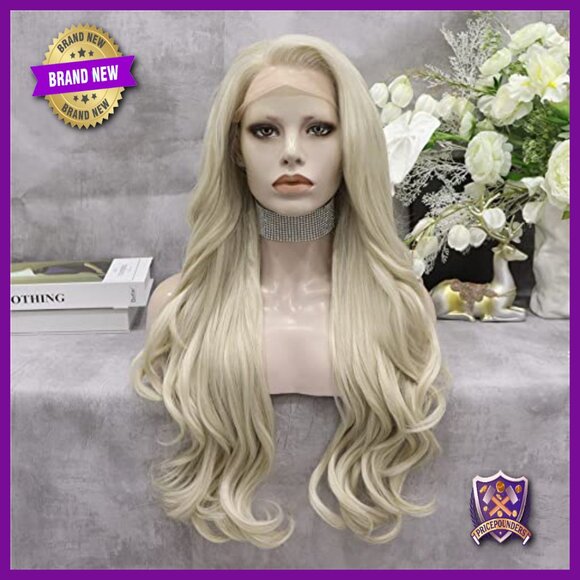 Long Wave Lace Front Wig Heat Resistant Synthetic Hair 26 Inch
